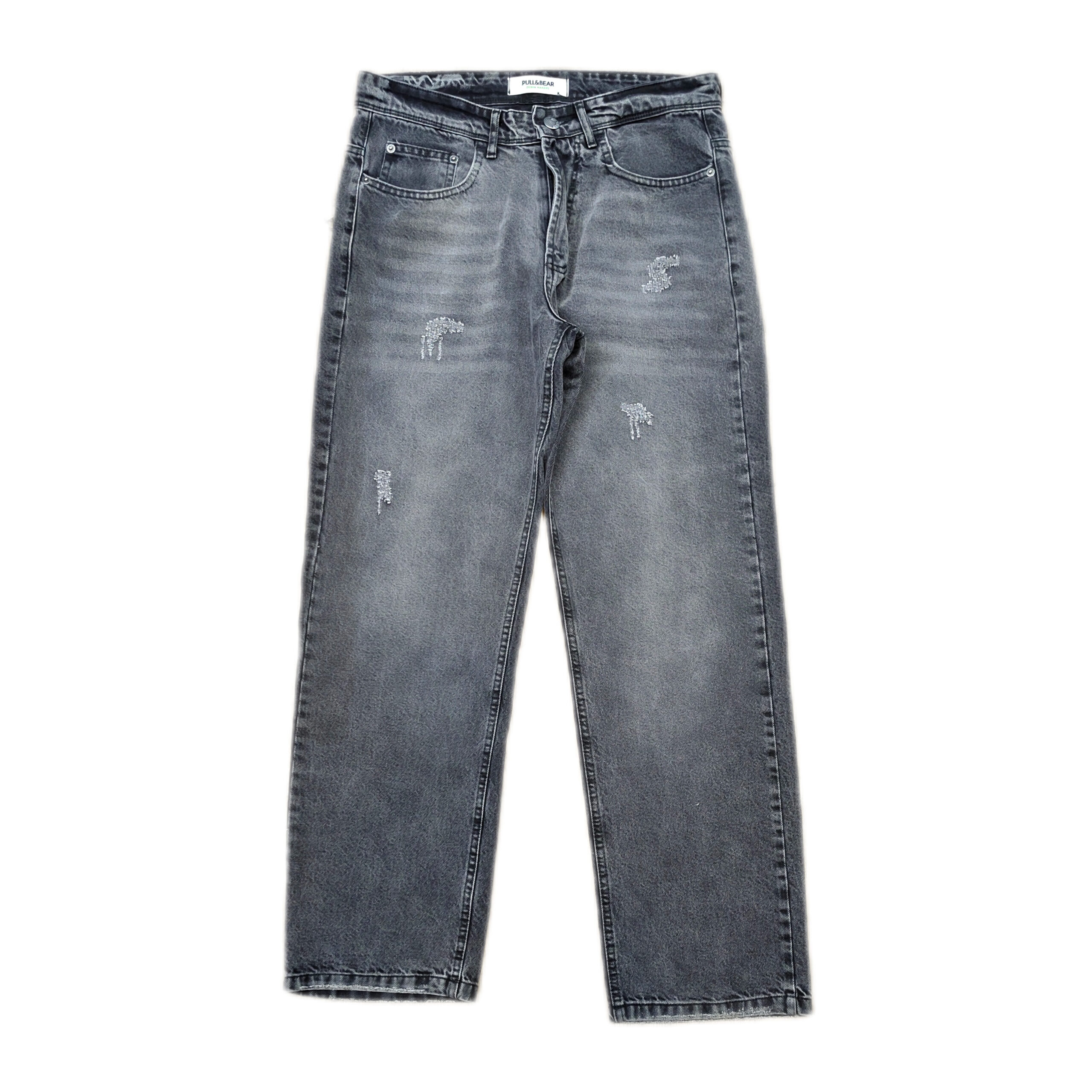 InShot_20260509_154550441 جین نیم بگ PULL&BEAR خاکستری - Image 1